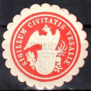  Winieta, siegielmarke  - Sigillum Civitatis Vesalie - Nr 169