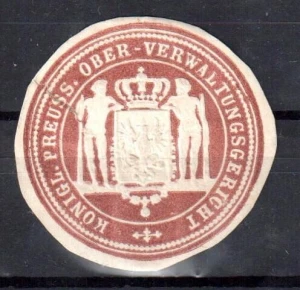  Winieta, siegielmarke  - Ober Verwaltungsgericht - Nr 170