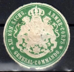  Winieta, siegielmarke  - Arme Corps General Commando - Nr 176