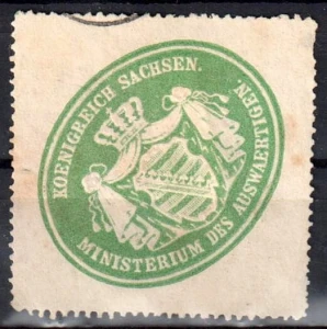 Winieta, siegielmarke - Ministerium Auswaertigen - Nr 177