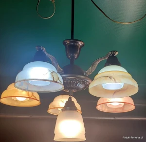 Stary żyrandol , lampa Nr 8