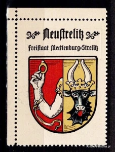 Znaczek reklamowy - Herby Miast - Niemcy - Nr 7