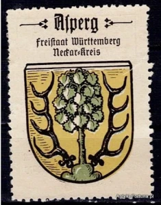 Znaczek reklamowy - Herby Miast - Niemcy - Nr 11