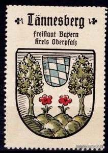 Znaczek reklamowy - Herby Miast - Niemcy - Nr 22