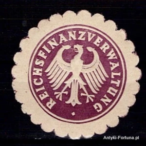 Winieta, Siegielmarke - Reichsinanzverwaltung  - Nr 48/A