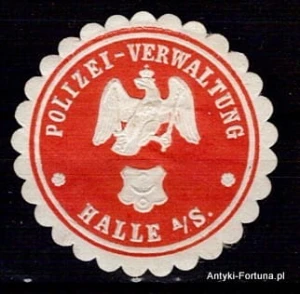  Winieta, Siegielmarke -  Halle - Nr 51/A