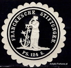 Winieta, Siegielmarke - Franckesche Stiftungen - Nr 54/A