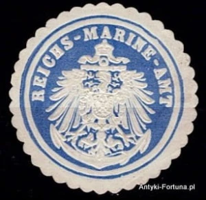 Winieta, Siegielmarke - Reichs Marine Amt - Nr 72/A
