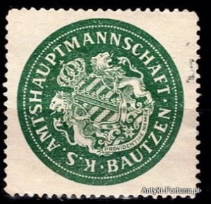 Winieta, Siegielmarke - Bautzen - Nr 136/A