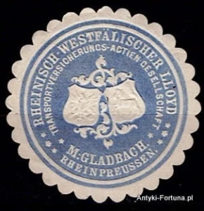 Winieta, Siegielmarke - LLOYD Gladbach - Nr 138/A Ubezpieczenia