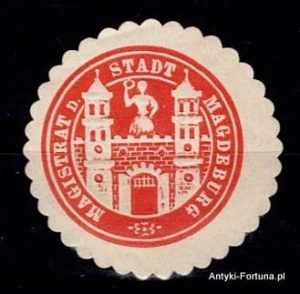 Winieta, Siegielmarke - Magdeburg - Nr 145/A 