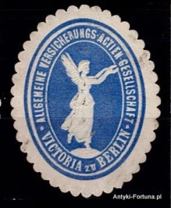  Winieta, Siegielmarke - Victoria Berlin - Nr 156/A Ubezpieczenia
