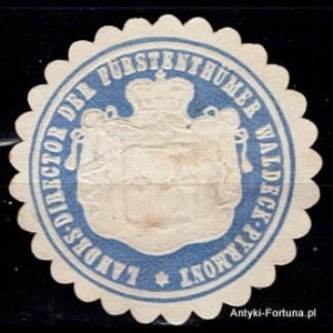 Winieta, Siegielmarke - Waldeck - Pymont - Nr 168/A 