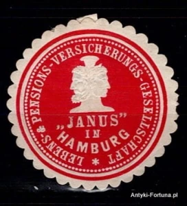 Winieta, Siegielmarke - Janus Hamburg - Nr 171/A Ubezpieczenia