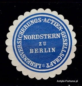 Winieta, Siegielmarke - Nordstern Berlin - Nr 172/A Ubezpieczenia