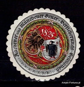 Winieta, Siegielmarke - Aachen - Nr 194/A Ubezpieczenia