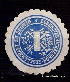 Winieta, Siegielmarke - Leipzig - Nr 195/A Ubezpieczenia