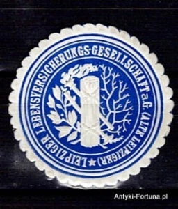 Winieta, Siegielmarke - Leipzig - Nr 203/A Ubezpieczenia