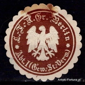 Winieta, Siegielmarke - Berlin- Nr 287/A