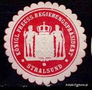 Winieta, Siegielmarke - Straslund - Nr 457/A