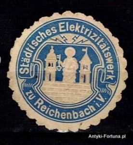 Winieta, Siegielmarke - Reichenbach - Nr 499/A