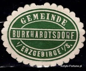 Winieta, Siegielmarke - Burkhardtsdorf - Nr 557/A