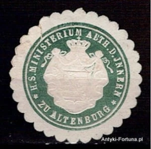 Winieta, Siegielmarke - Altenburg - Nr 638/A