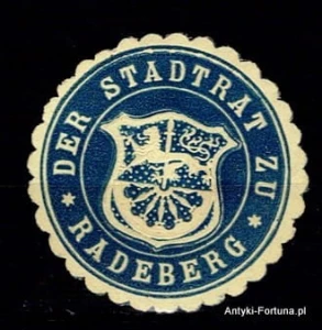 Winieta, Siegielmarke - Radeberg - Nr 771/A