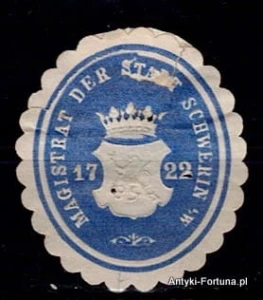 Winieta, Siegielmarke - Schwerin- Nr 1095/A