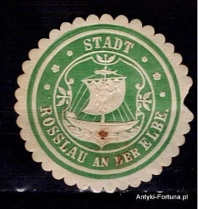 Winieta, Siegielmarke - Roslau - Nr 1123/A