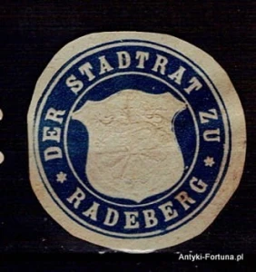 Winieta, Siegielmarke - Radeberg - Nr 1130/A