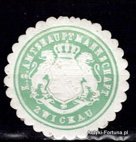 Winieta, Siegielmarke - Zwickau - Nr 1168/A