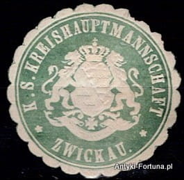 Winieta, Siegielmarke - Zwickau - Nr 1189/A