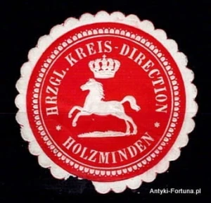 Winieta, Siegielmarke - Holzminden - Nr 1196/A
