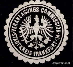 Winieta, Siegielmarke - Frankfurt - Nr 1200/A