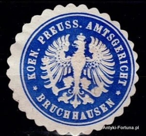  Winieta, Siegielmarke - Bruchhausen - Nr 1203/A