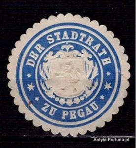 Winieta, siegielmarke - Pegau - Nr 67