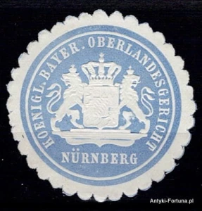  Winieta, siegielmarke - Nurnbergt - Nr 85