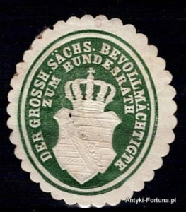 Winieta, siegielmarke - Grossch.Sachs  - Nr 86