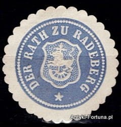 Winieta, siegielmarke - Radeberg - Nr 134
