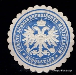 Winieta, siegielmarke - Rudolstadt - Nr 136