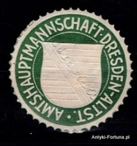 Winieta, siegielmarke - Dresden Altst. - Nr 149