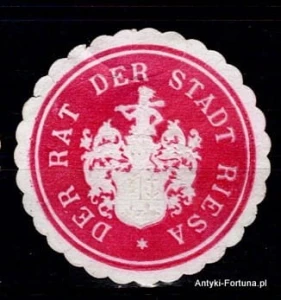 Winieta, siegielmarke - Riesa - Nr 171