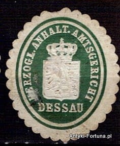 Winieta, siegielmarke - Dessau - Nr 183