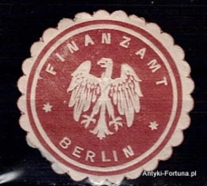 Winieta, siegielmarke - Berlin Finanzamt - Nr 186