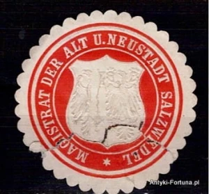Winieta, siegielmarke - Alt. u. Neustadt - Nr 187