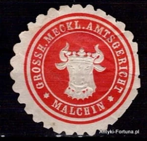 Winieta, siegielmarke - Malchin - Nr 188