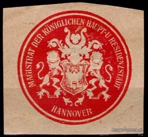 Winieta, siegielmarke - Hannover - Nr 196