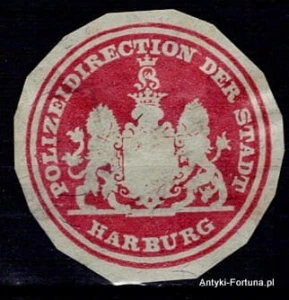 Winieta, siegielmarke - Harburg - Nr 208