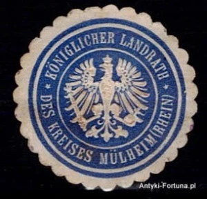 Winieta, siegielmarke - Mulheim - Nr 211